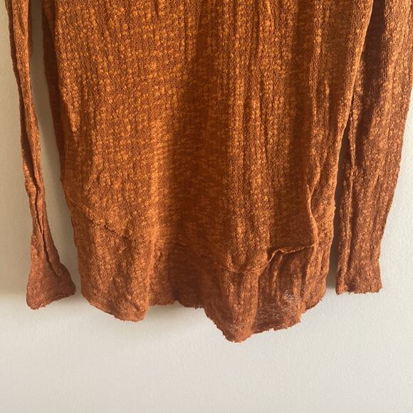 NWT Free People Ocean Air Hacci Top Knit V Neck Small - Picture 4 of 11